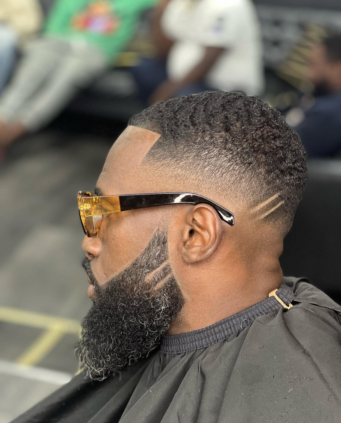 Coupe afro dégradé